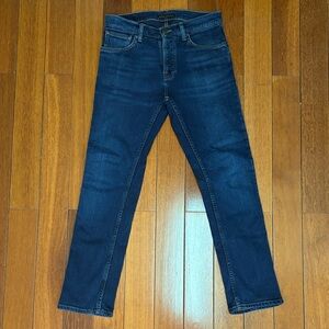 Nudie Jeans Dark Indigo Slim Men's Jeans- Grim Tim New Ink